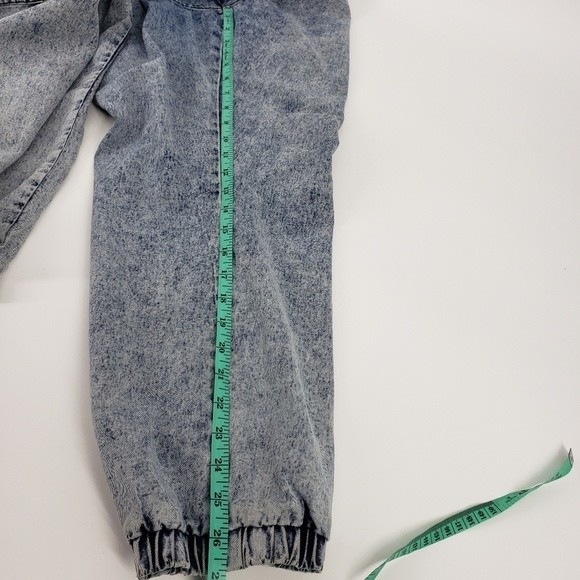 Hybrid & Co Acid Wash Cargo Crop Jogger Jeans 2X - Picture 6 of 9